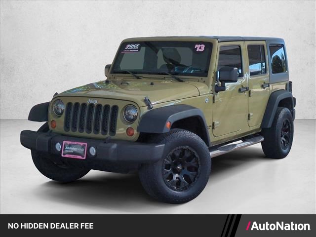 Commando Green 2013 Jeep Wrangler SUV / Crossover Four-Wheel Drive 5-Speed Automatic