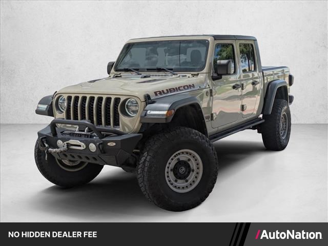 Brown (Limited Edition Gobi Clearcoat) 2022 Jeep Gladiator Rubicon Crew Cab 4WD Pickup Truck Four-Wheel Drive 8-Speed Automatic
