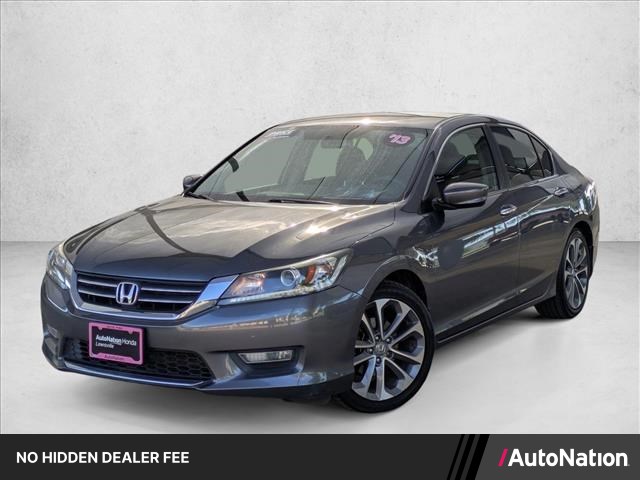 Silver/Gray 2013 Honda Accord Sport Sedan Front-Wheel Drive Automatic