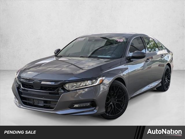 Gray (Modern Steel Metallic) 2018 Honda Accord 1.5T EX-L FWD Sedan Front-Wheel Drive Automatic