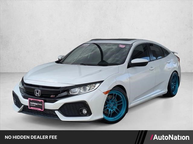 White Orchid Pearl 2018 Honda Civic Sedan 6-Speed Manual