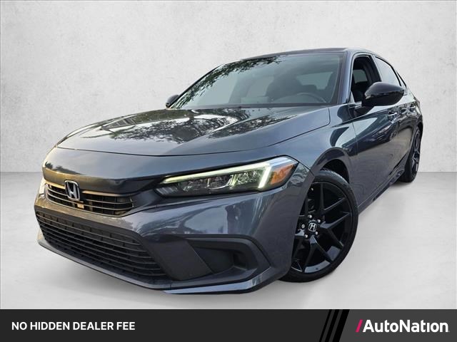 Meteorite Gray Met 2024 Honda Civic Sedan Front-Wheel Drive Automatic