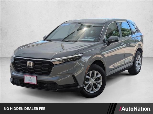 Silver/Gray 2024 Honda CR-V LX AWD SUV / Crossover All-Wheel Drive Continuously Variable Transmission