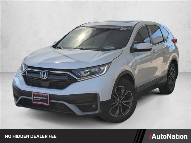 White 2021 Honda CR-V EX FWD SUV / Crossover Front-Wheel Drive Automatic