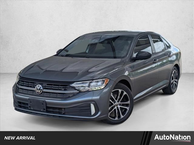 Platinum Gray Metallic 2024 Volkswagen Jetta Sport FWD Sedan Front-Wheel Drive 6-Speed Manual