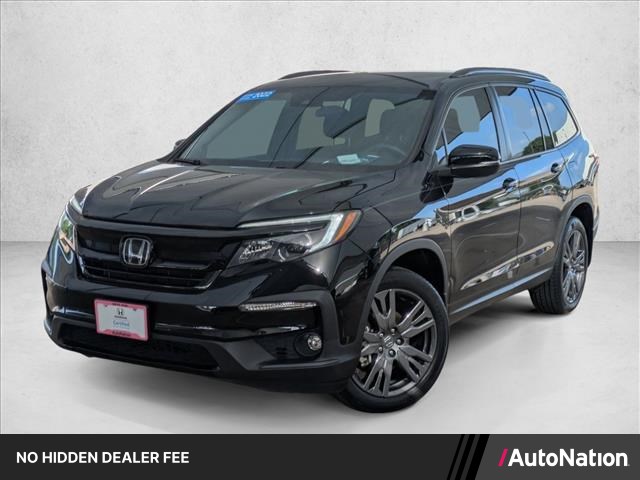 Crystal Black Pearl 2022 Honda Pilot SUV / Crossover All-Wheel Drive Automatic