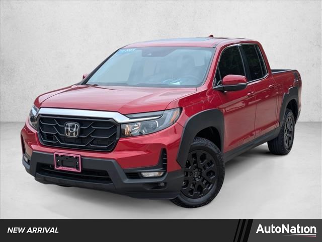 Red 2023 Honda Ridgeline RTL AWD Pickup Truck All-Wheel Drive Automatic