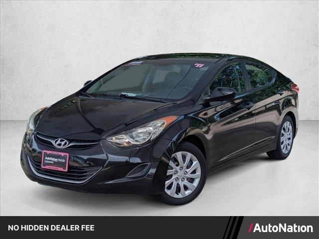 Phantom Black Metallic 2011 Hyundai Elantra Sedan Front-Wheel Drive Automatic