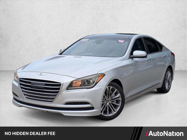 Santiago Silver 2015 Hyundai Genesis 3.8 RWD Sedan Rear-Wheel Drive Automatic