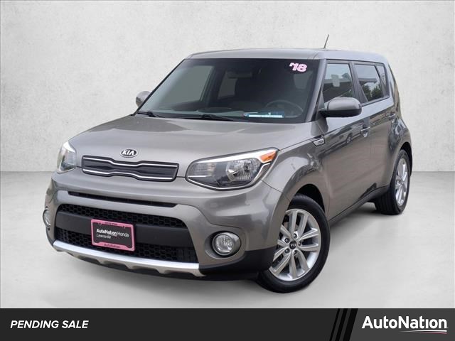 Titanium Gray 2018 Kia Soul + Wagon Front-Wheel Drive Automatic