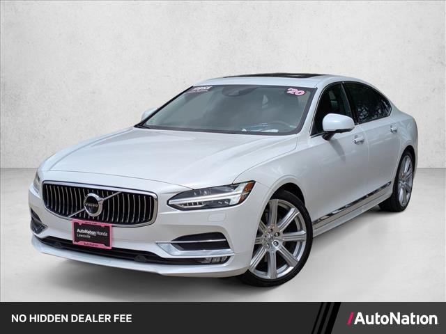 Crystal White Metallic 2020 Volvo S90 T6 Inscription AWD Sedan All-Wheel Drive Automatic