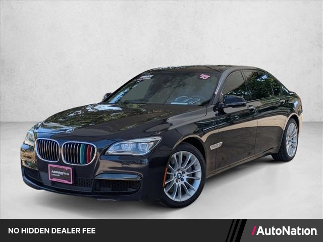 Imperial Blue Metallic 2015 BMW 7 Series Sedan All-Wheel Drive Automatic
