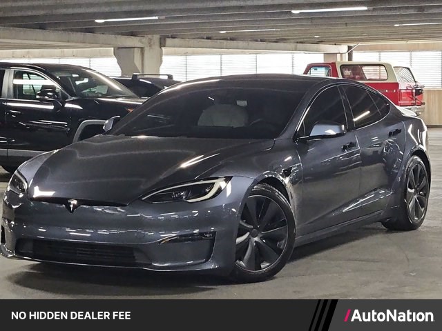 Midnight Silver Me 2022 Tesla Model S Sedan All-Wheel Drive Automatic