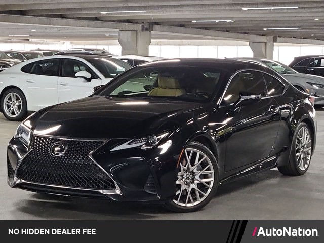 Black (Obsidian) 2021 Lexus RC Coupe Rear-Wheel Drive Automatic