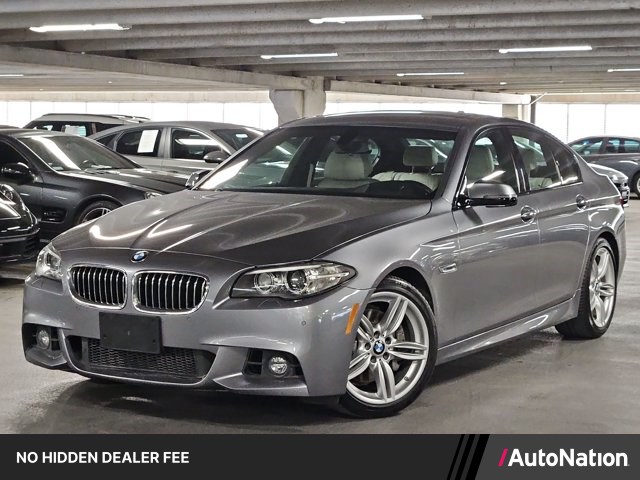 Space Gray Metallic 2016 BMW 5 Series Sedan Rear-Wheel Drive Automatic