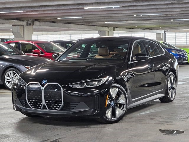 Jet Black 2023 BMW i4 eDrive35 Gran Coupe FWD Sedan Rear-Wheel Drive Automatic