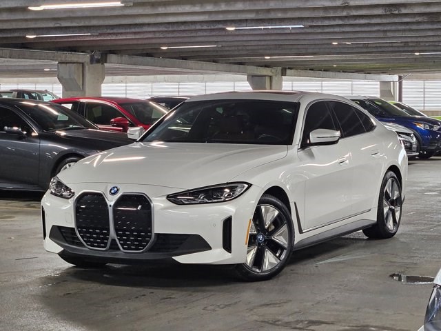 Mineral White Metallic 2023 BMW i4 eDrive35 Gran Coupe FWD Sedan Rear-Wheel Drive Automatic