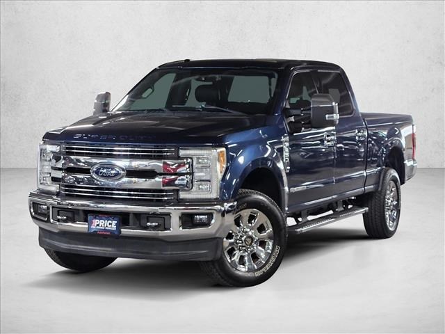Blue Jeans Metallic 2018 Ford F-250 Super Duty Lariat Crew Cab 4WD Pickup Truck Four-Wheel Drive 6-Speed Automatic
