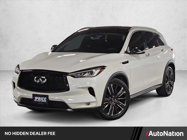 Majestic White 2022 INFINITI QX50 SUV / Crossover Front-Wheel Drive Automatic