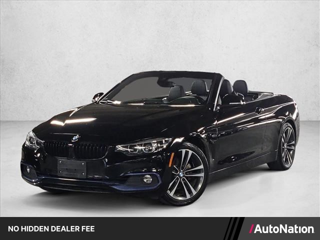 Jet Black 2020 BMW 4 Series Convertible Rear-Wheel Drive Automatic