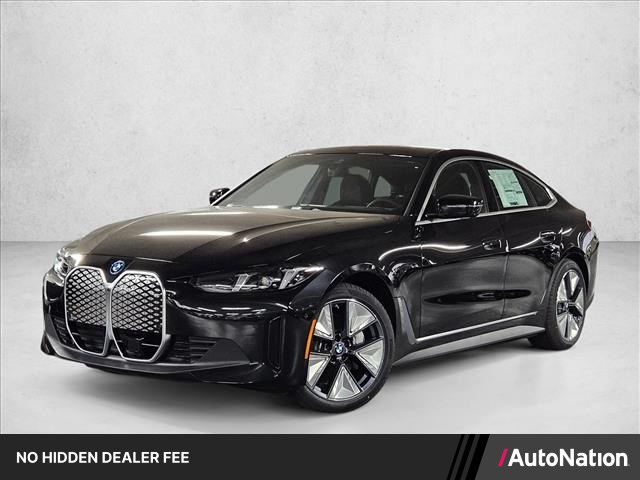 Black 2025 BMW i4 eDrive40 Gran Coupe RWD Sedan Rear-Wheel Drive Automatic