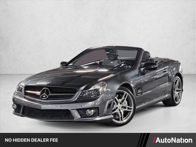 Pewter Metallic 2009 Mercedes-Benz SL-Class Convertible Rear-Wheel Drive Automatic