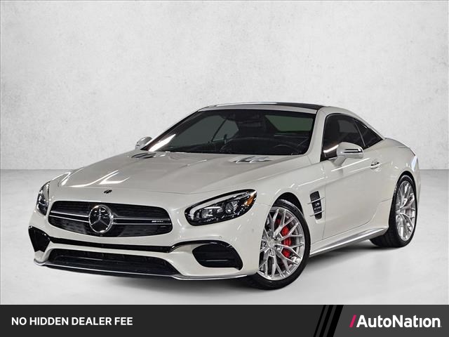 Designo Diamond White Metallic 2019 Mercedes-Benz SL-Class Convertible Rear-Wheel Drive Automatic
