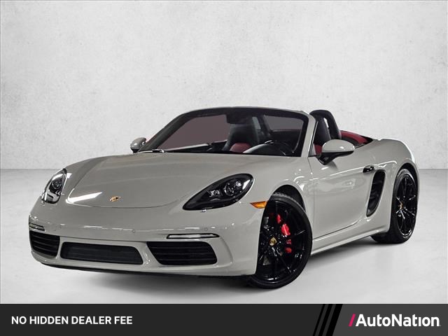 Chalk 2023 Porsche 718 Boxster Convertible Rear-Wheel Drive Automatic