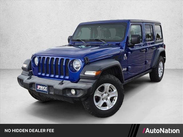 Ocean Blue Metallic Clearcoat 2018 Jeep Wrangler SUV / Crossover Four-Wheel Drive 8-Speed Automatic