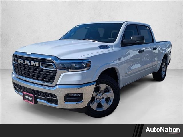 Bright White Clearcoat 2026 RAM 1500 Lone Star Crew Cab 4WD Pickup Truck Four-Wheel Drive 8-Speed Automatic