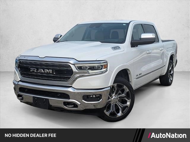Bright White Clearcoat 2024 RAM 1500 Limited Crew Cab 4WD Pickup Truck Four-Wheel Drive 8-Speed Automatic