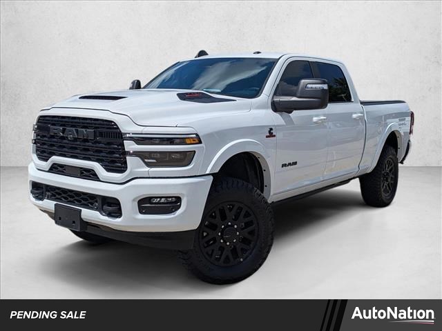 Bright White Clearcoat 2026 RAM 2500 Limited Crew Cab 4WD Pickup Truck Four-Wheel Drive 8-Speed Automatic