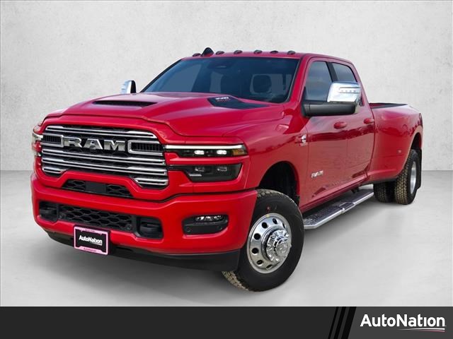 Flame Red Clearcoat 2026 RAM 3500 Laramie Crew Cab LB DRW 4WD Pickup Truck Four-Wheel Drive 8-Speed Automatic