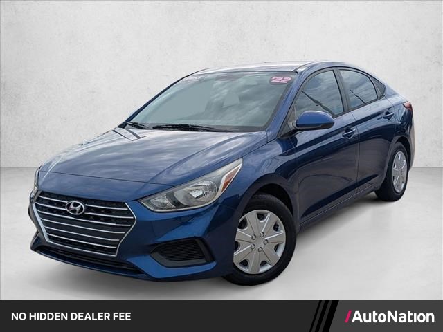 Admiral Blue 2022 Hyundai Accent SE FWD Sedan Front-Wheel Drive Automatic