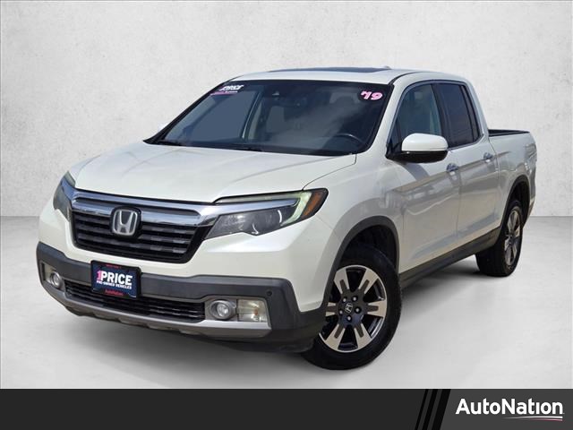 White 2019 Honda Ridgeline RTL-E AWD Pickup Truck All-Wheel Drive 6-Speed Automatic