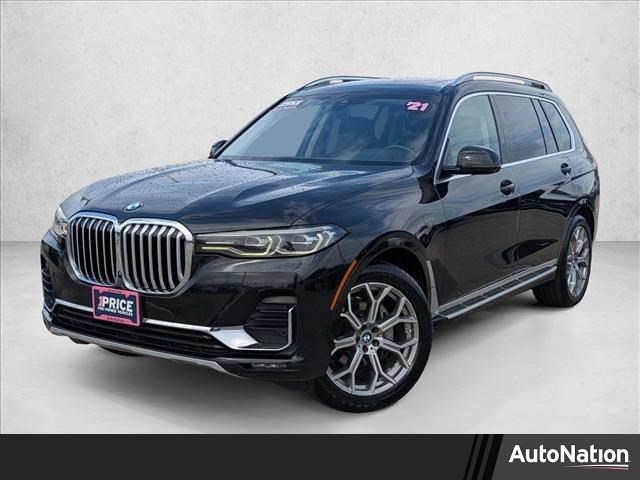 Black Sapphire Metallic 2021 BMW X7 xDrive40i AWD SUV / Crossover All-Wheel Drive Automatic