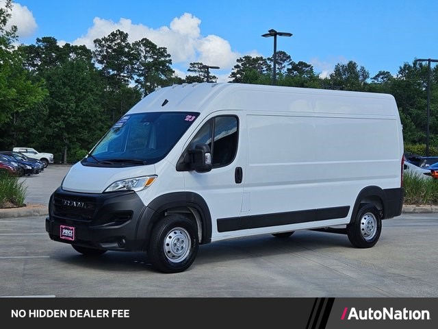 Bright White Clearcoat 2023 RAM ProMaster 2500 159 High Roof Cargo Van FWD Van Front-Wheel Drive 9-Speed Automatic