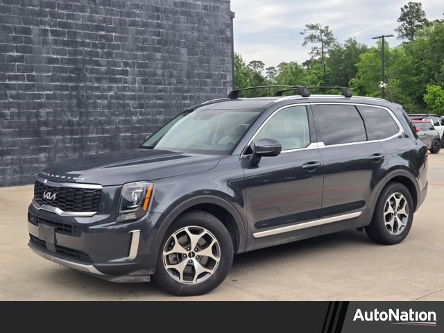 Gray (Gravity Grey) 2022 Kia Telluride EX FWD SUV / Crossover Front-Wheel Drive Automatic