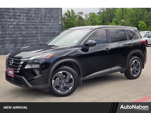 Super Black 2025 Nissan Rogue SV AWD SUV / Crossover All-Wheel Drive Automatic