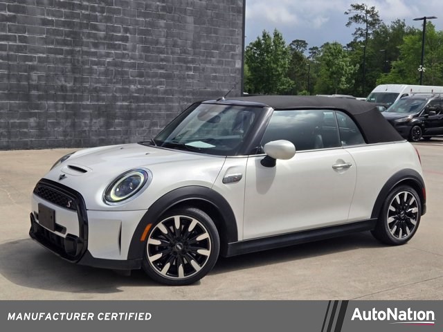 Nanuq White Metallic 2024 MINI Cooper S Convertible FWD Convertible Front-Wheel Drive 7-Speed Automatic