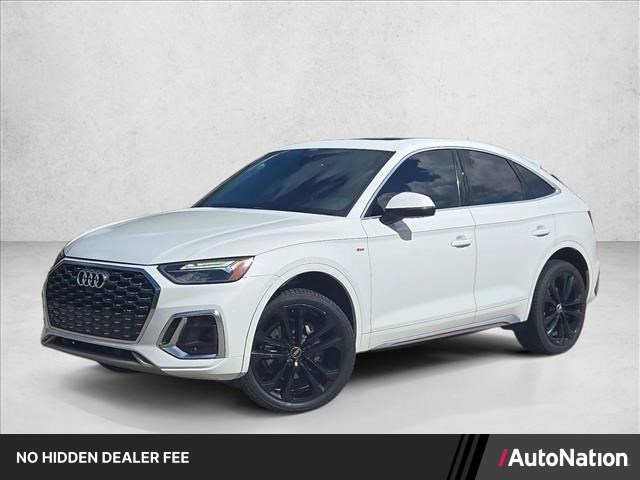 White 2021 Audi Q5 Sportback Sedan All-Wheel Drive Automatic
