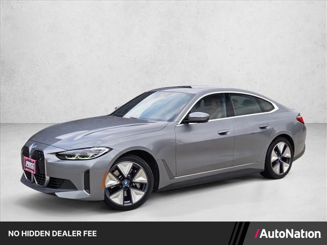 Gray (Skyscraper Grey Metallic) 2023 BMW i4 eDrive35 Gran Coupe RWD Sedan Rear-Wheel Drive Automatic