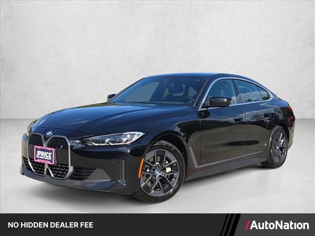Jet Black 2024 BMW i4 Sedan Rear-Wheel Drive Automatic