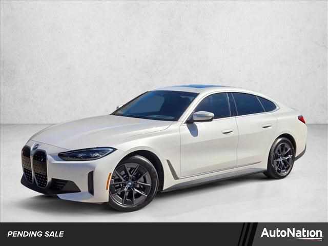 Mineral White Metallic 2024 BMW i4 eDrive35 Gran Coupe FWD Sedan Rear-Wheel Drive Automatic