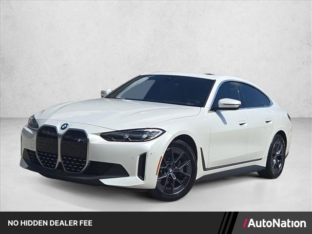 Mineral White Metallic 2023 BMW i4 Sedan Rear-Wheel Drive Automatic