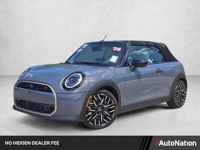 Red (Copper Grey Metallic) 2026 MINI Cooper Convertible Front-Wheel Drive 7-Speed Automatic