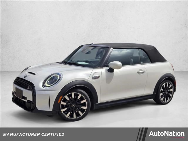 Nanuq White Metallic 2024 MINI Cooper S Convertible FWD Convertible Front-Wheel Drive 7-Speed Automatic