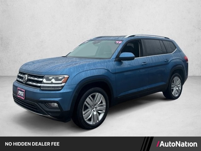 Tourmaline Blue Metallic 2019 Volkswagen Atlas SUV / Crossover All-Wheel Drive 8-Speed Automatic