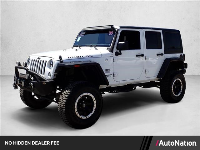 Bright White Clearcoat 2016 Jeep Wrangler SUV / Crossover Four-Wheel Drive 5-Speed Automatic