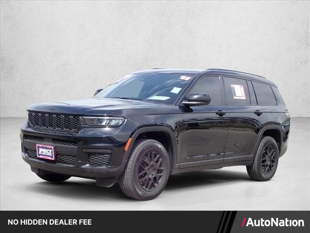 Diamond Black Crystal Pearlcoat 2025 Jeep Grand Cherokee L Laredo X 4WD SUV / Crossover Four-Wheel Drive 8-Speed Automatic